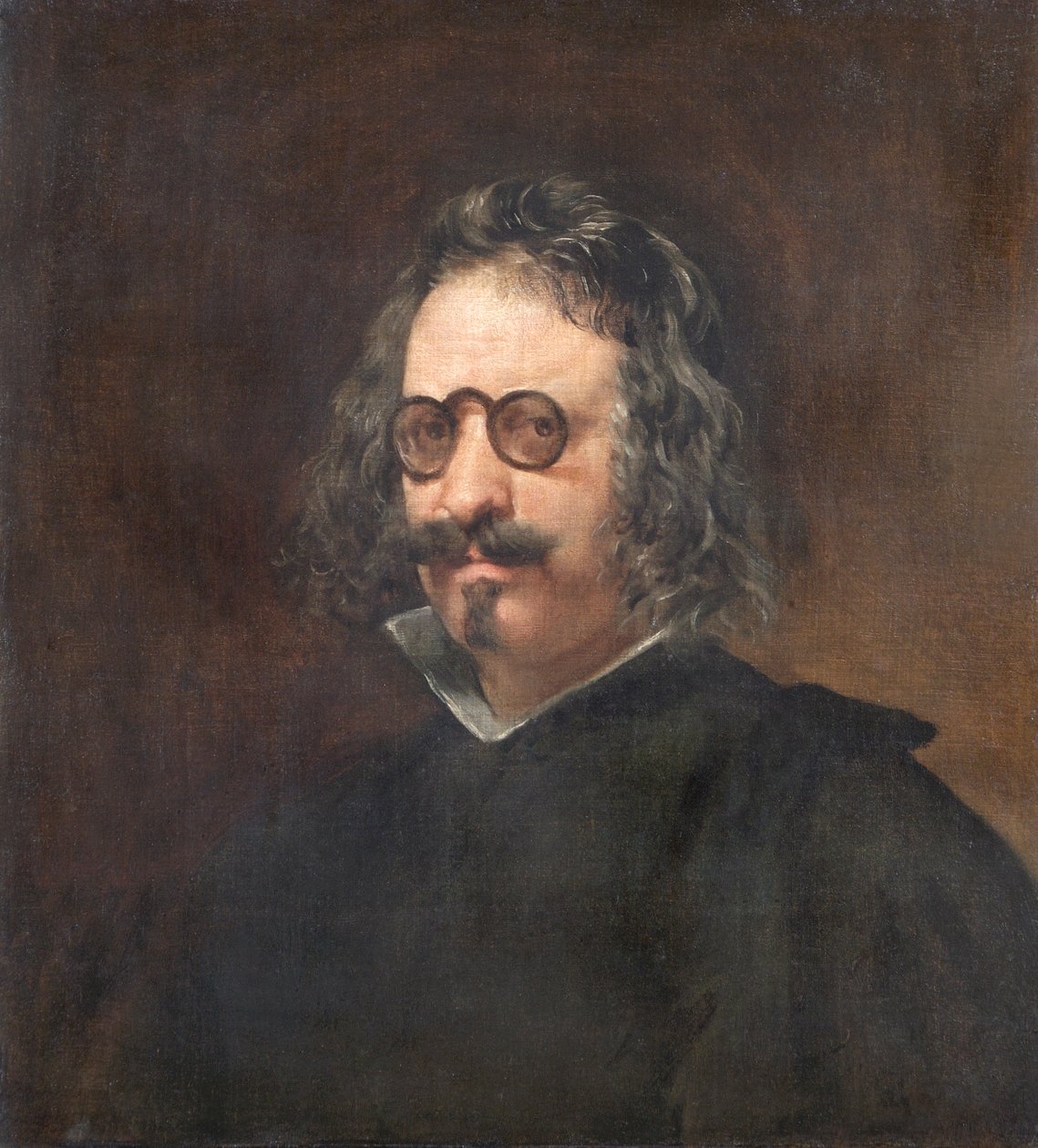 Francisco Gomez de Quevedo y Villegas von Diego Rodriguez de Silva (studio of) Velazquez