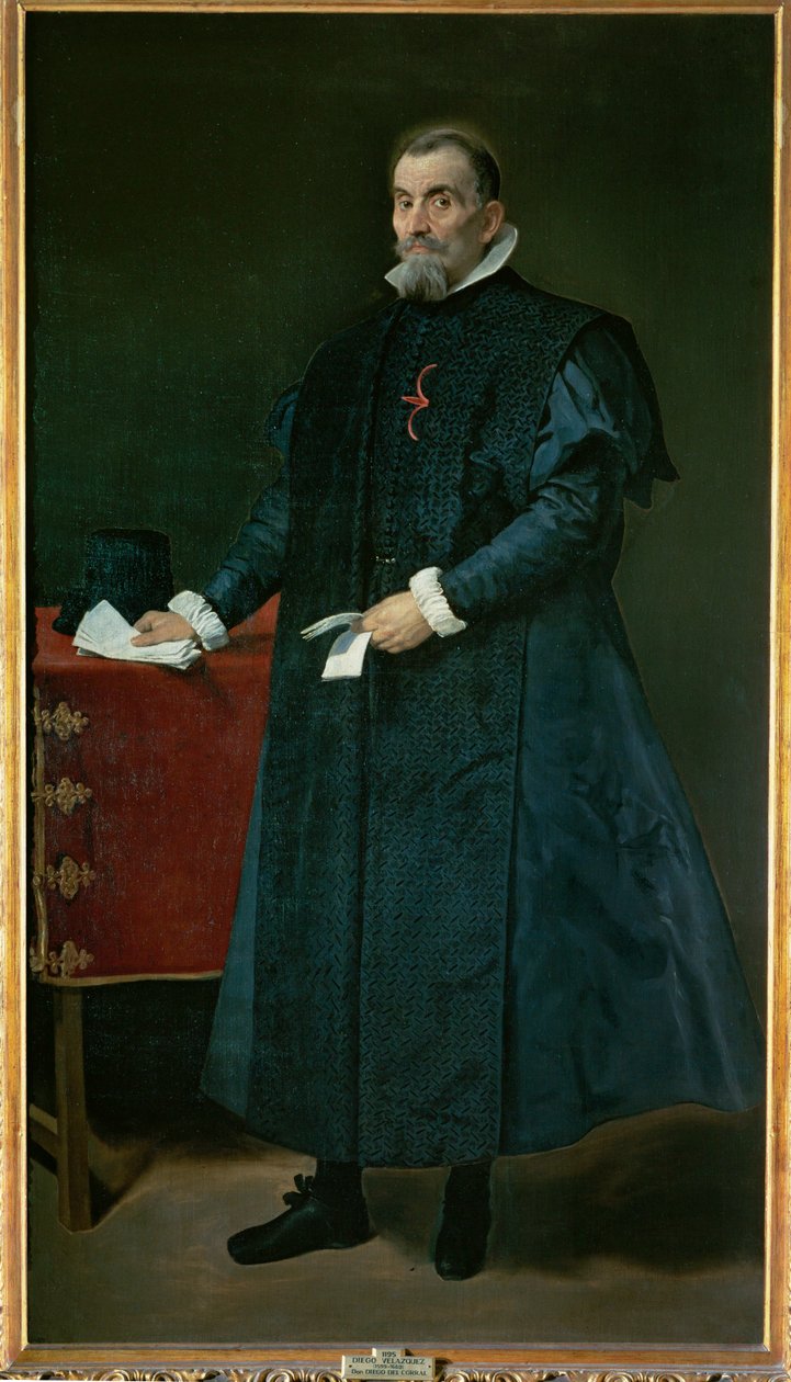Don Diego de Corral y Arellano, Richter des Obersten Gerichtshofs von Kastilien von Diego Rodriguez de Silva y Velazquez