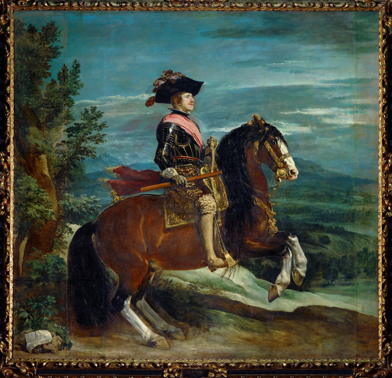Reiterporträt von König Felipe IV. von Diego Rodriguez de Silva y Velazquez