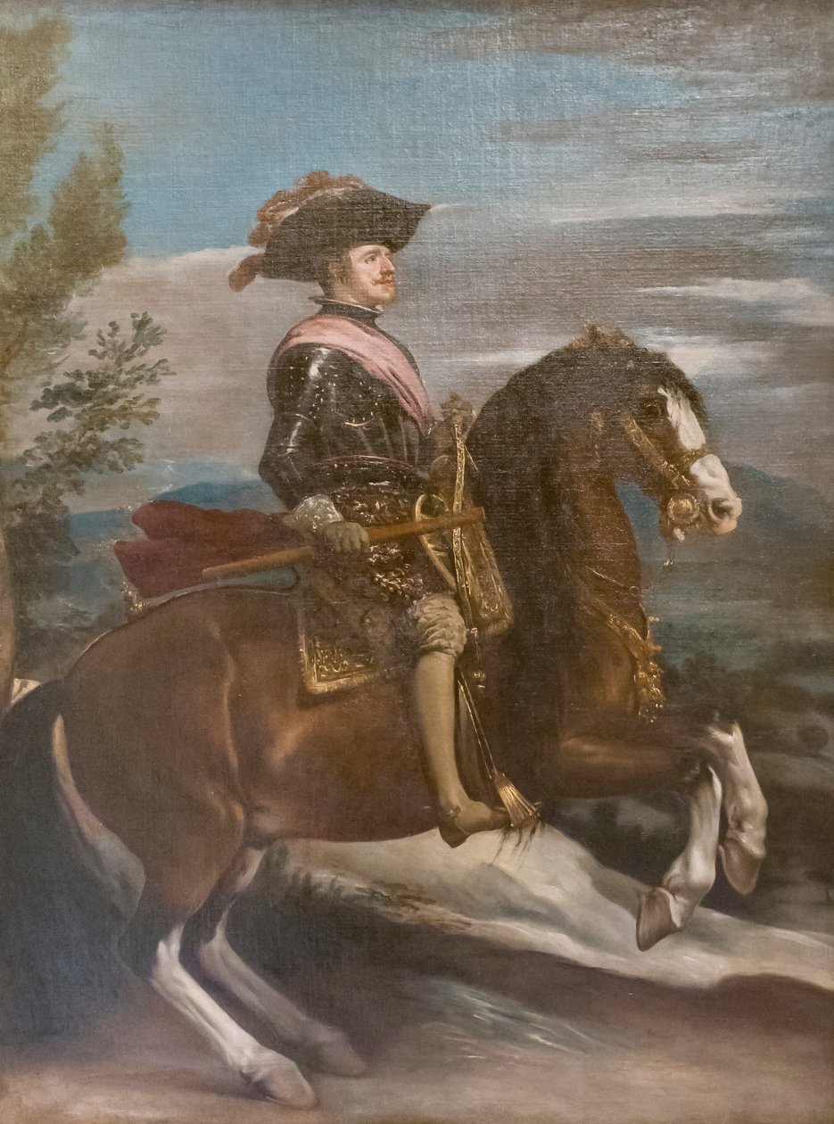Reiterporträt von Philipp IV. von Diego Velázquez