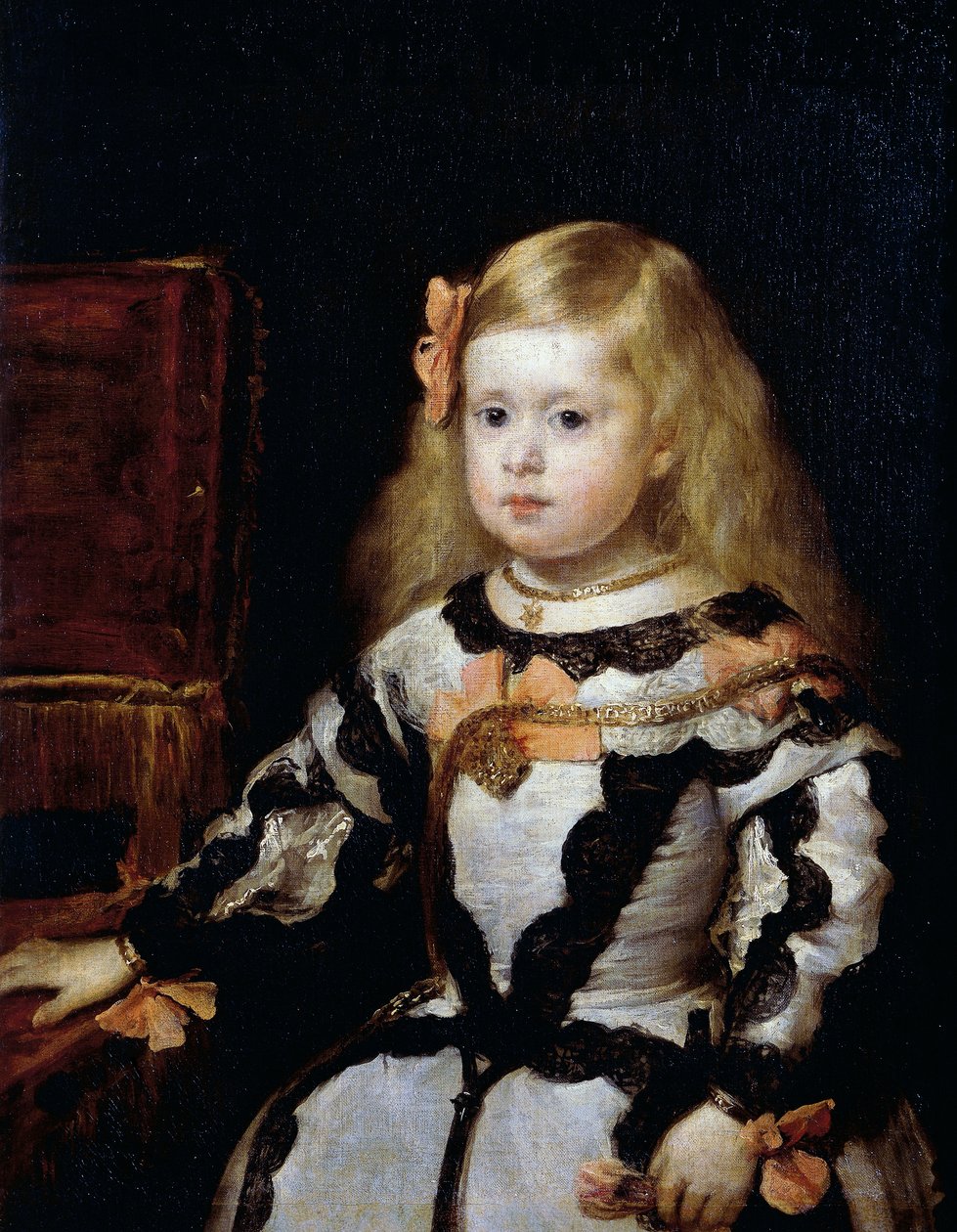 Porträt der Infantin Margarita, Tochter von König Philipp IV. von Spanien und seiner zweiten Frau Mariana von Österreich von Diego Velázquez