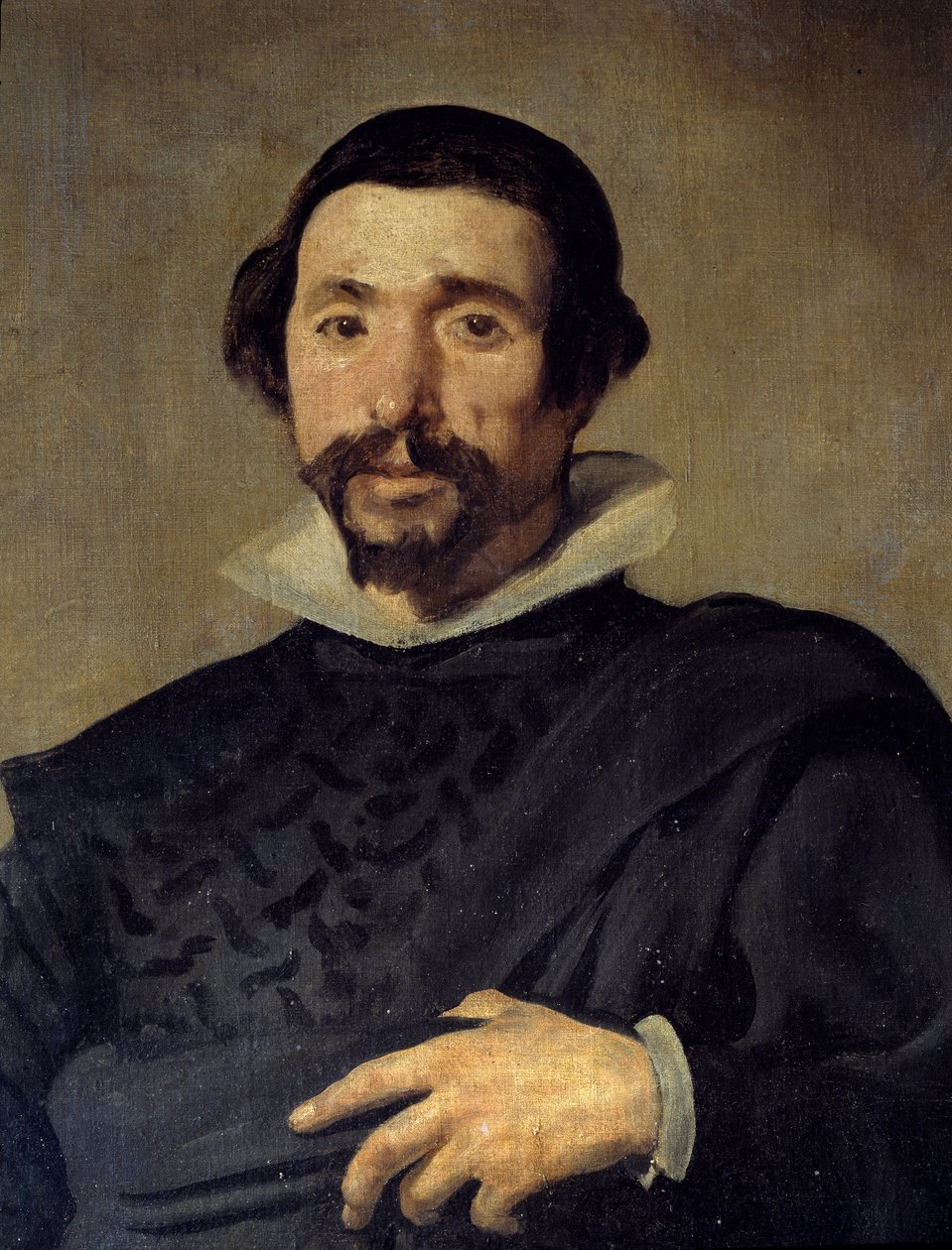 Porträt des Narren Pablo von Valladolid (Detail) von Diego Velázquez