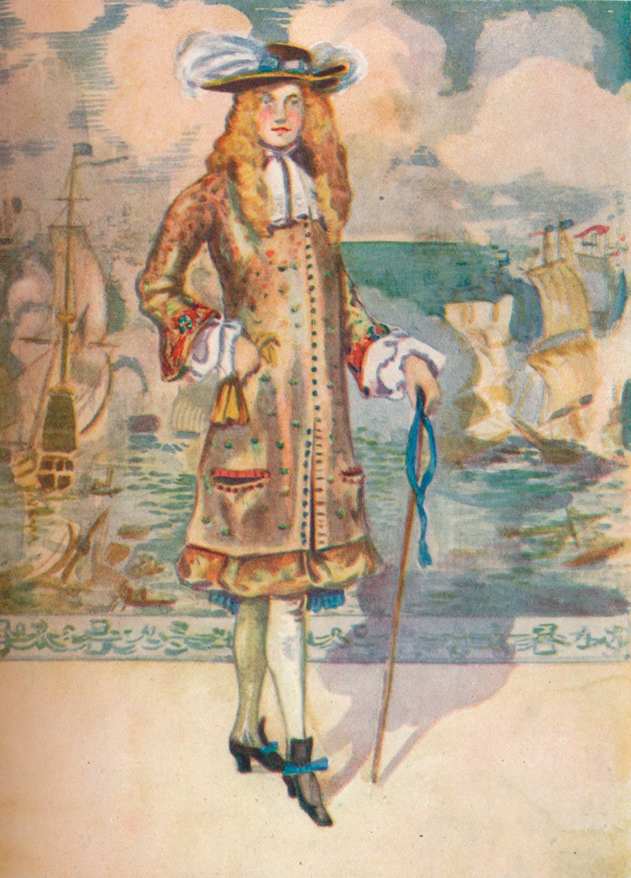 Ein Mann aus der Zeit von Charles II, 1907 von Dion Clayton Calthrop