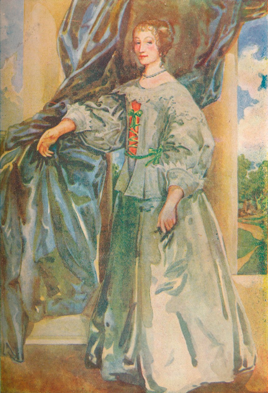 Eine Frau aus der Zeit von Charles I, 1907 von Dion Clayton Calthrop