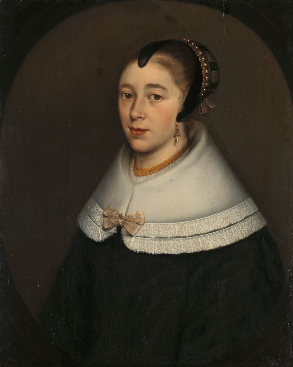 Porträt einer Frau, vermutlich Catharina Kettingh (1626/27-73), Ehefrau von Bartholomeus Vermuyden von Dirck Craey