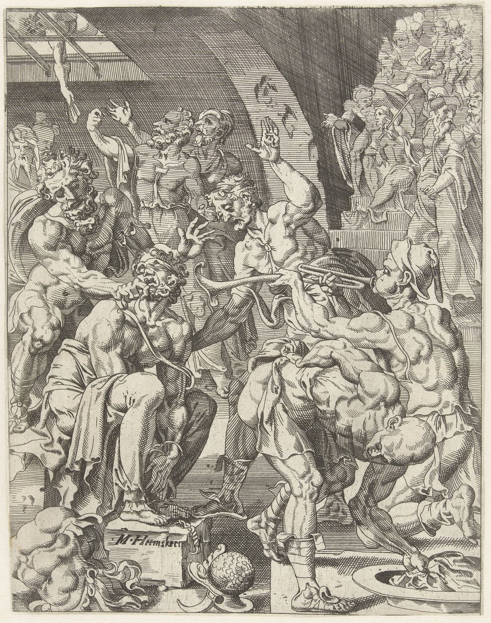 Verspottung Christi von Dirck Volckertsz. Coornhert (attributed to)