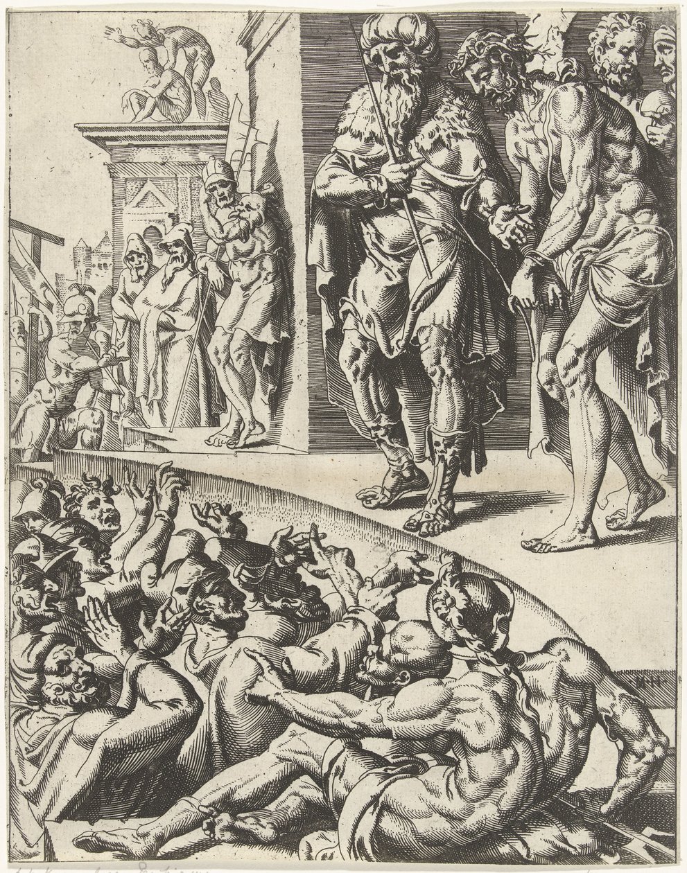 Ecce Homo von Dirck Volckertsz. Coornhert (attributed to)