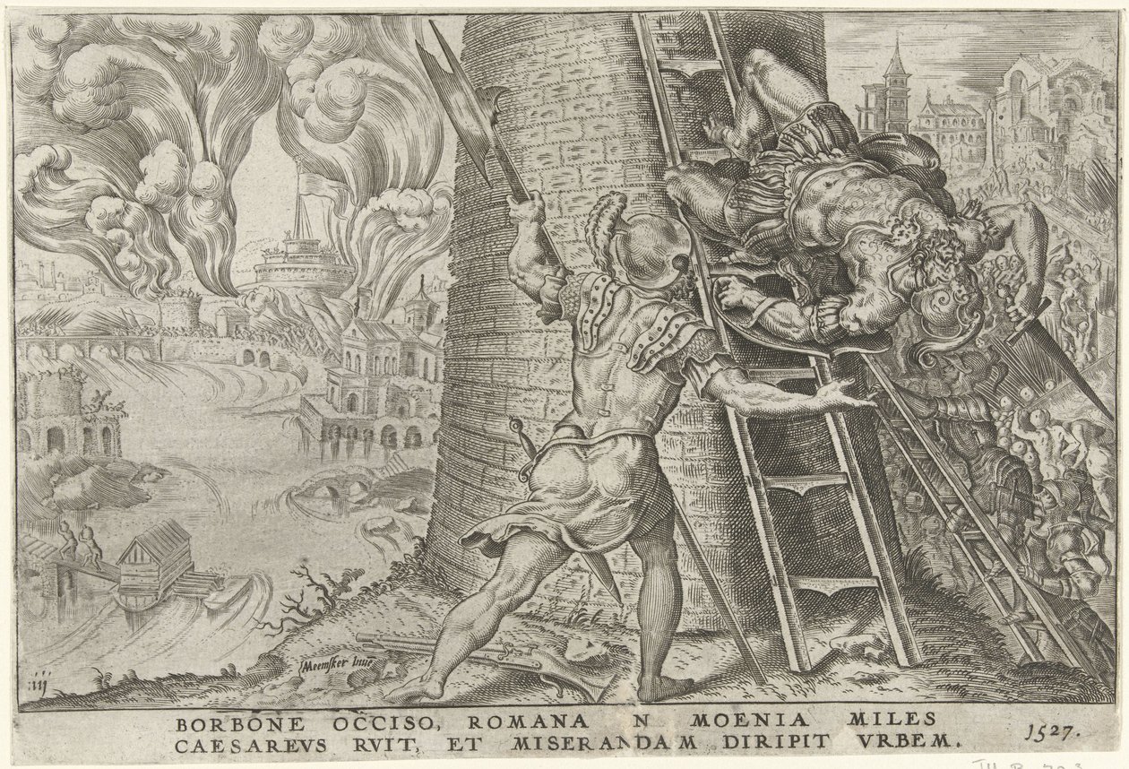 Sturm auf Rom, 1527 von Dirck Volckertsz. Coornhert