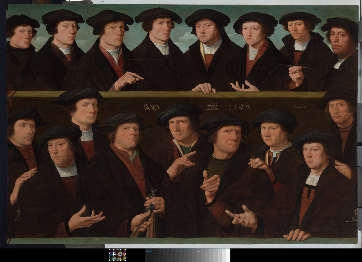 Eine Gruppe von Wachen von Dirk Jacobsz