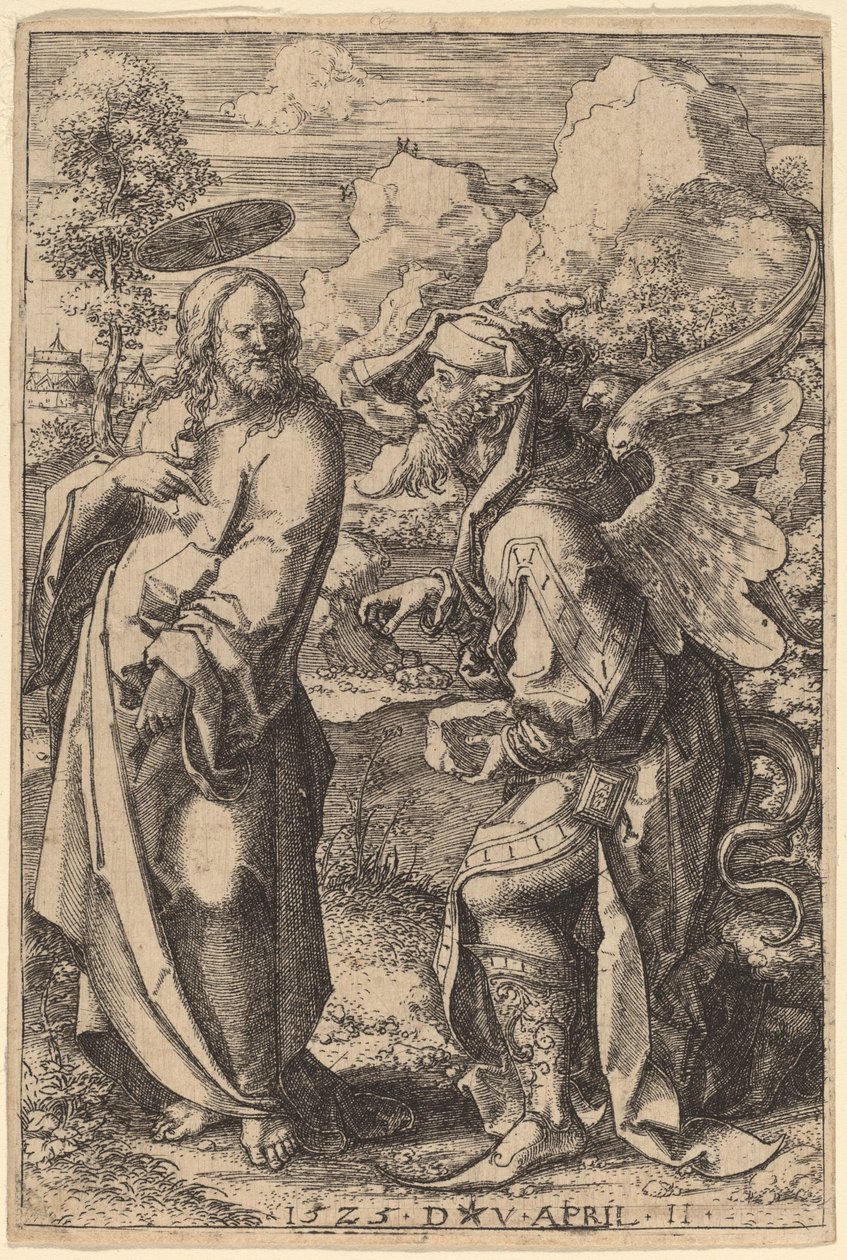 Die Versuchung Christi von Dirk Jacobsz Vellert