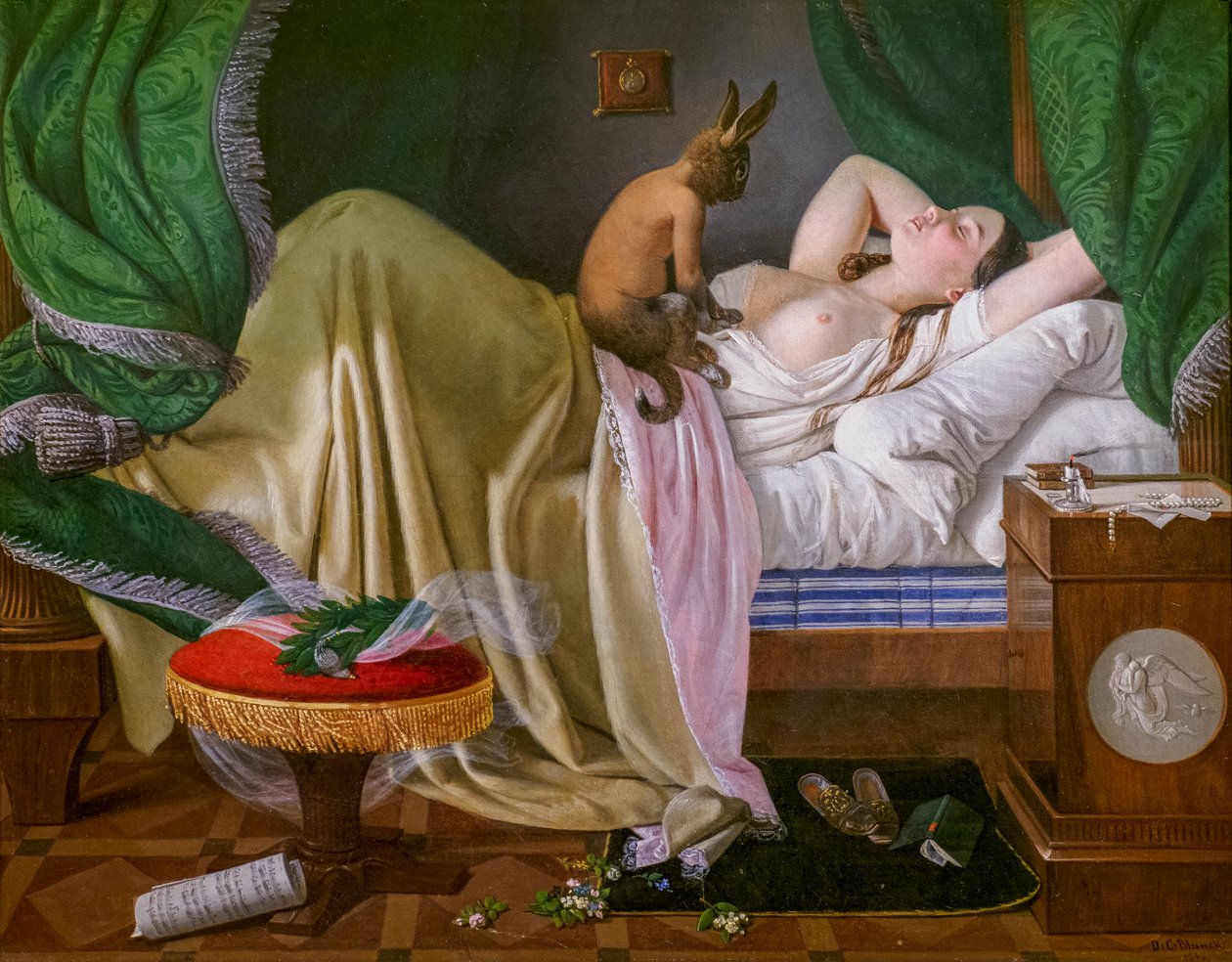 Der Albtraum 1846 von Ditlev Conrad Blunck