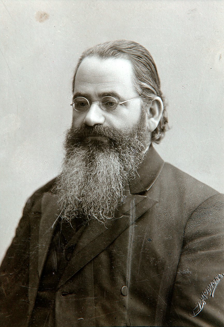 Semyon Vengerov, russischer Literaturkritiker und Historiker, 1890er von Dmitri Spiridonovich Zdobnov