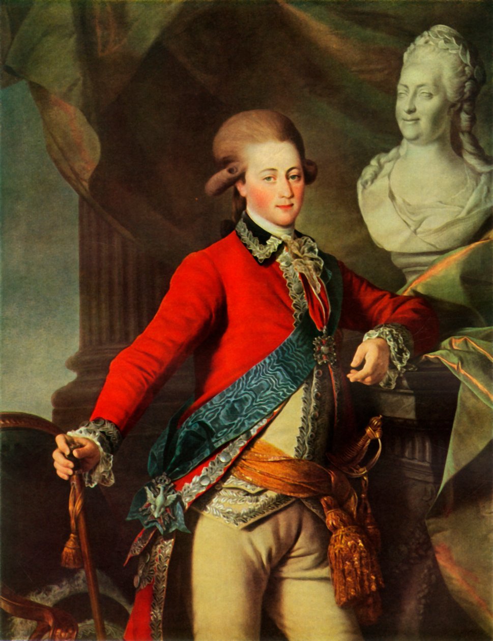 Porträt von Alexandr Dmitrievich Lansky, 1782 von Dmitri Grigorievich Levitsky