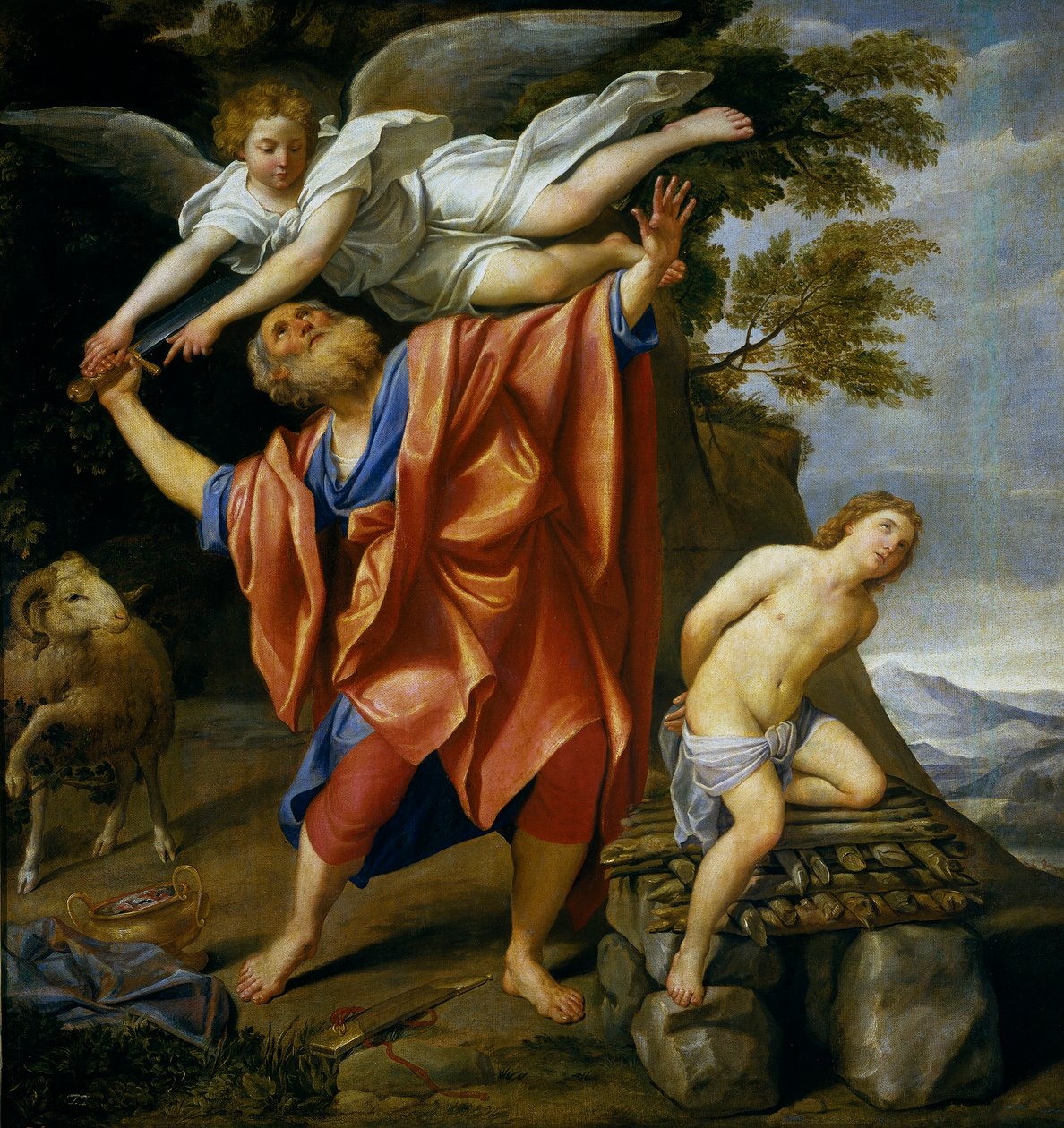 Das Opfer Abrahams von Domenichino