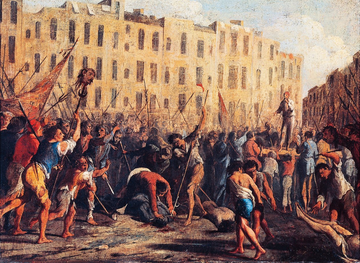 Ermordung von Pater Giuseppe Carafa, 10. Juli von Domenico Gargiulo