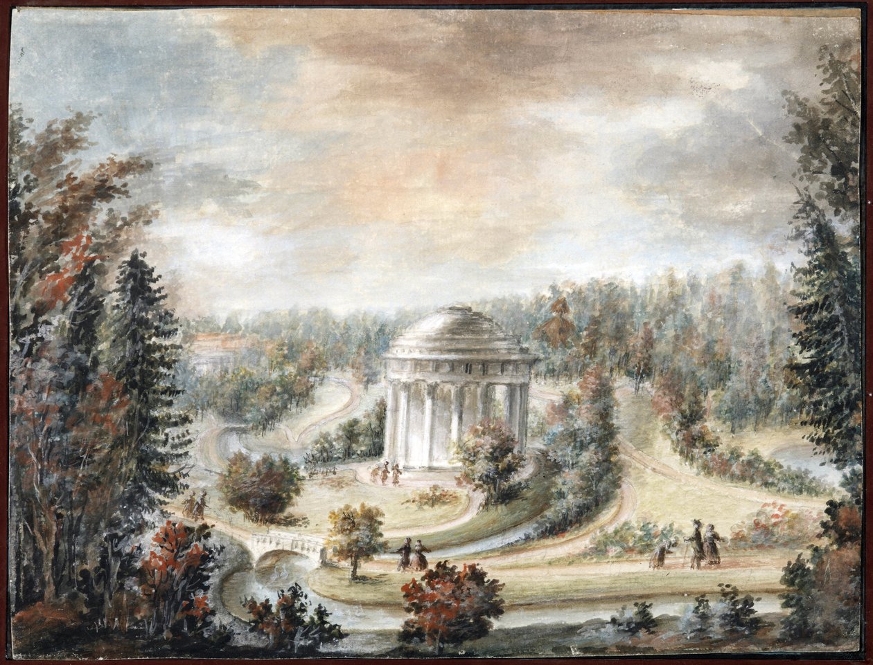 Der Freundschaftstempel in Pawlowsk von Domenico Felice Lamoni