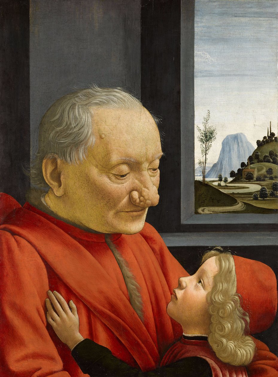 Ritratto di vecchio con nipote von Domenico Ghirlandaio
