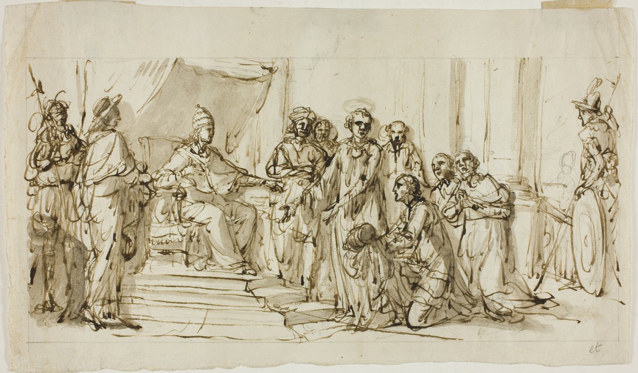 Päpstliche Audienz von Domenico Pozzi