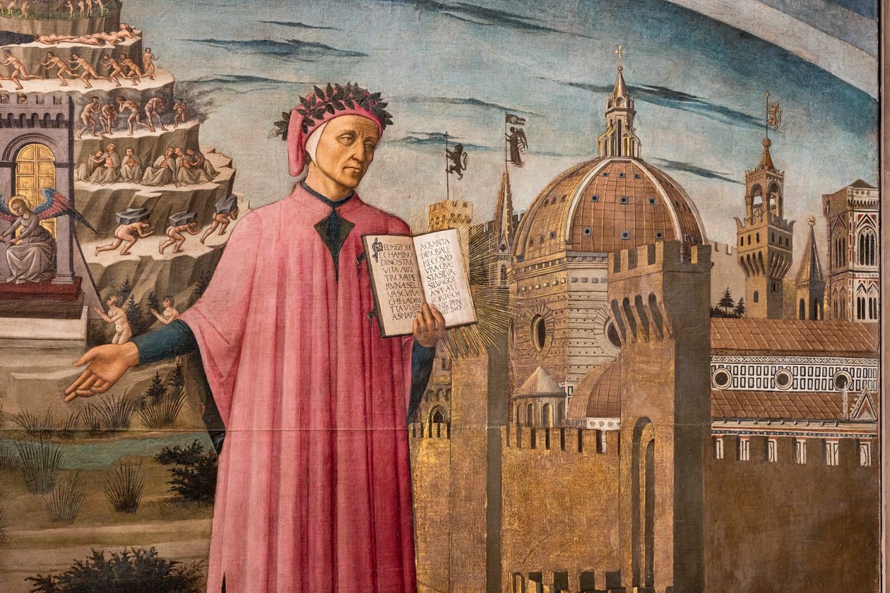 Dante Alighieris Göttliche Komödie von Domenico di Michelino