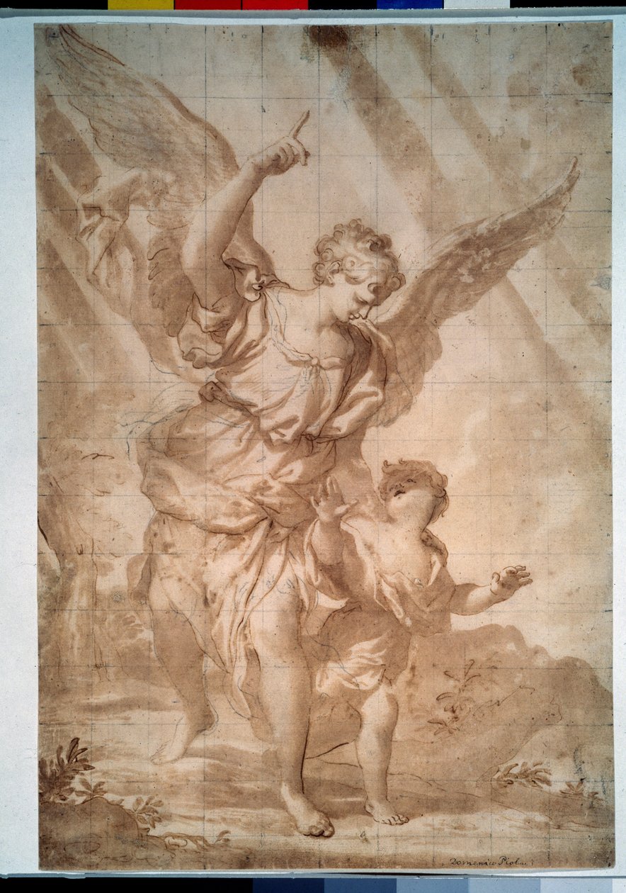 Der Schutzengel von Domenico the Elder Piola