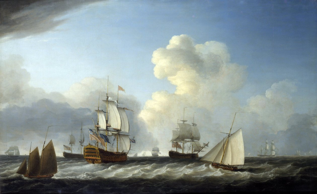 Das zweite Klasse Schiff der britischen Royal Navy, 98 Kanonen, war die 