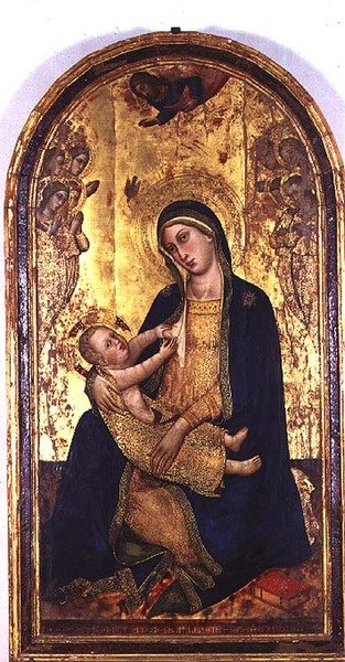 Madonna mit Kind von Don Silvestro dei Gherarducci