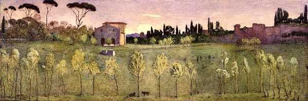 Villa Borghese, Rom von Donald Andrew Brown