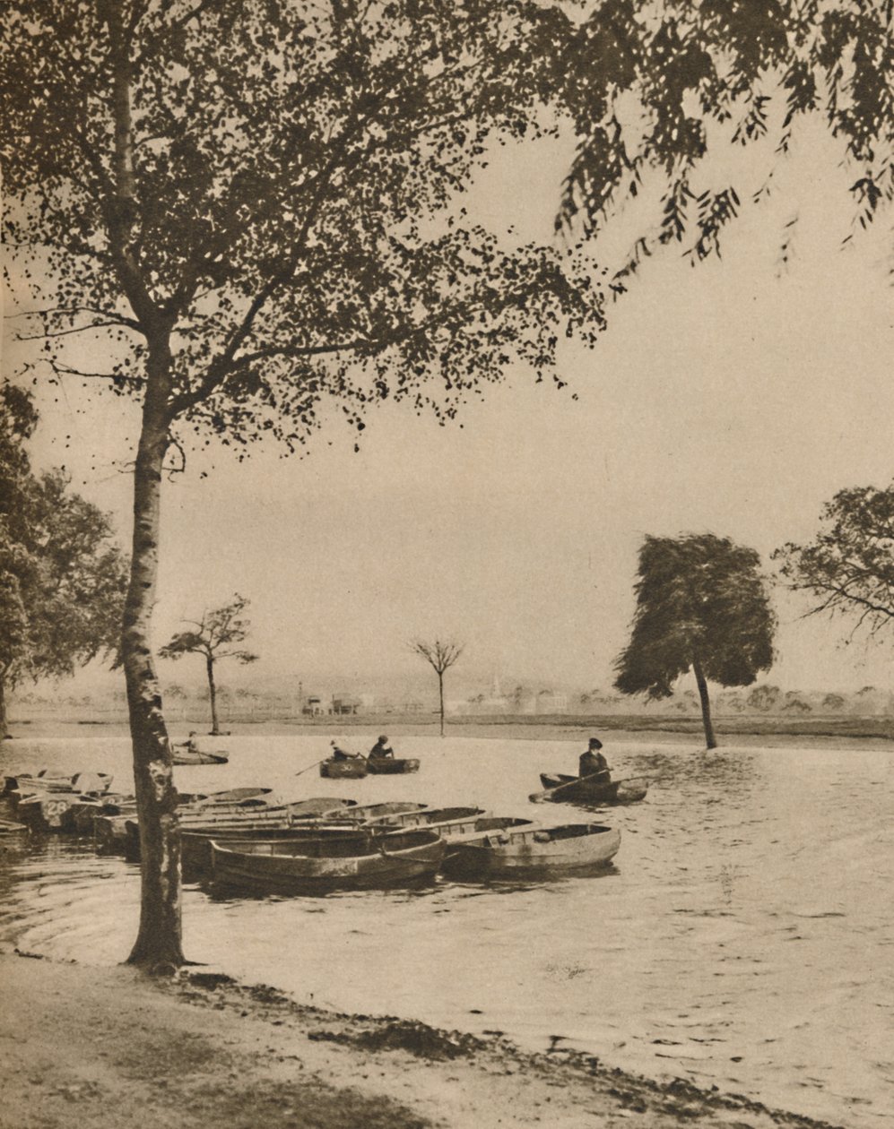 Auf Blackheath, Londons historischster Gemeindebereich, um 1935 von Donald McLeish
