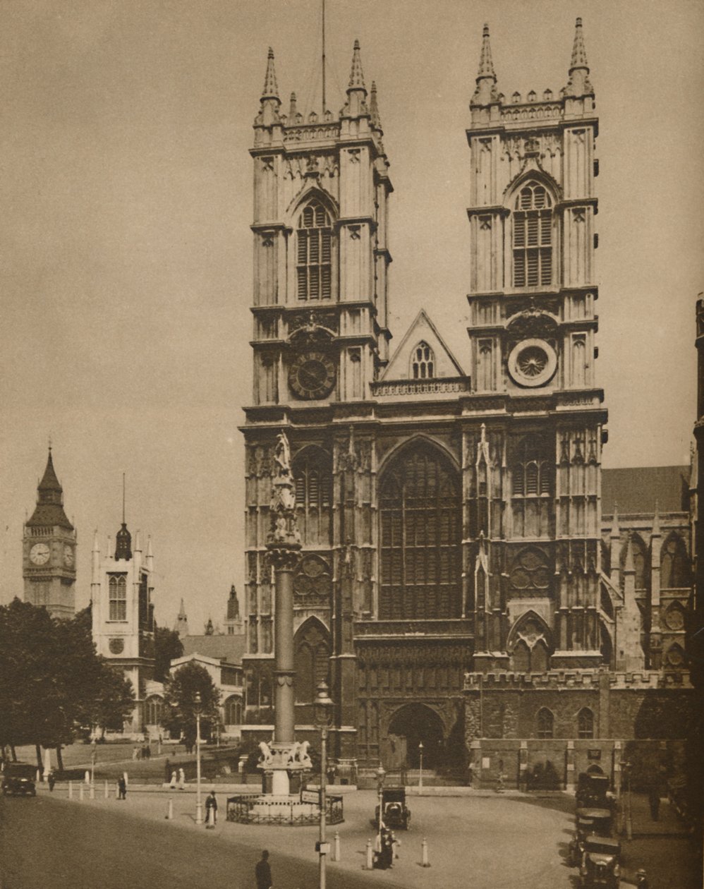 Die Hand von Wren im Bau der Westminster Abbey, ca. 1935 von Donald McLeish