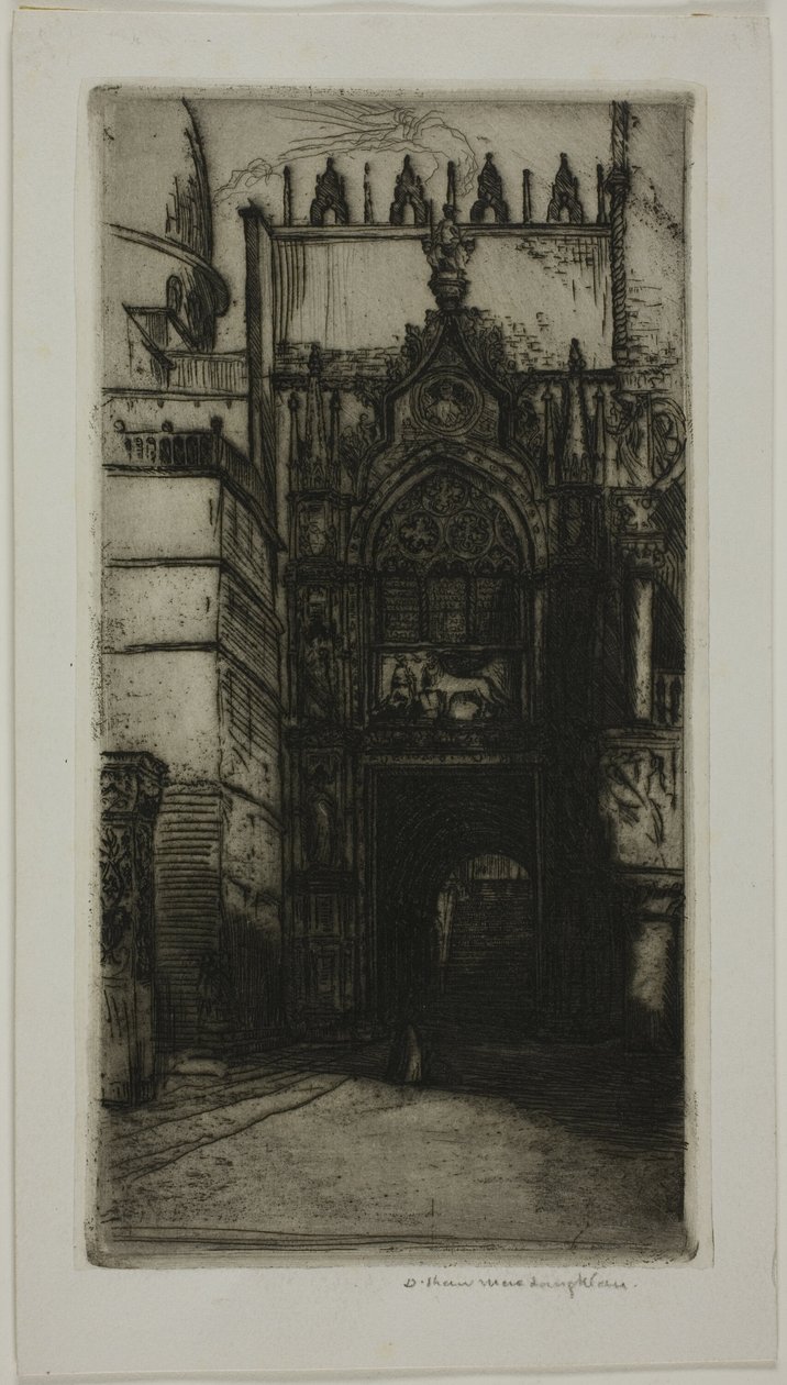 Portal des Dogenpalastes, Venedig von Donald Shaw MacLaughlan