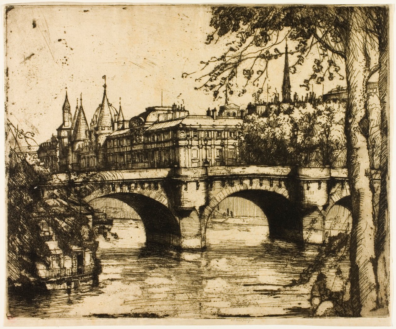 Die Conciergerie, Paris von Donald Shaw MacLaughlan