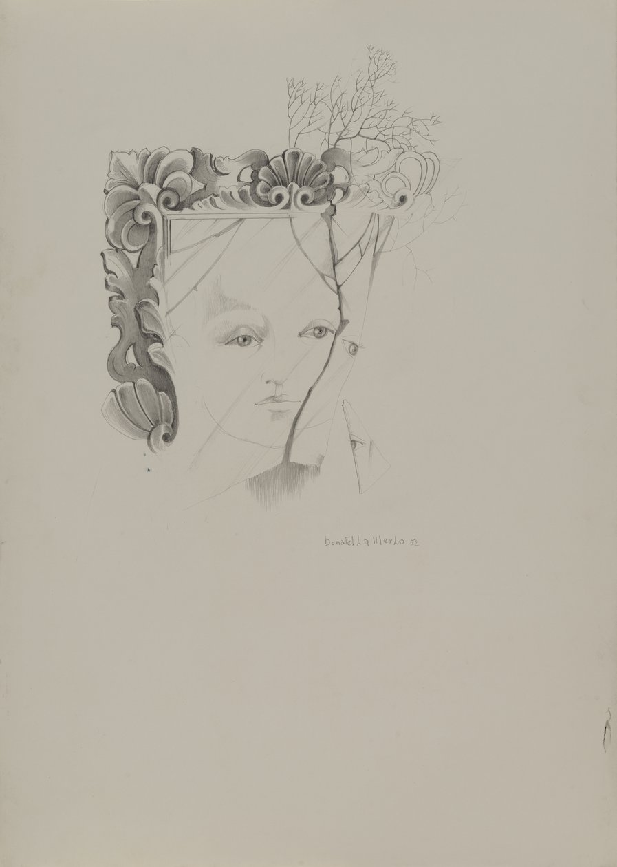 Porträt im Spiegel von Donatella Merlo