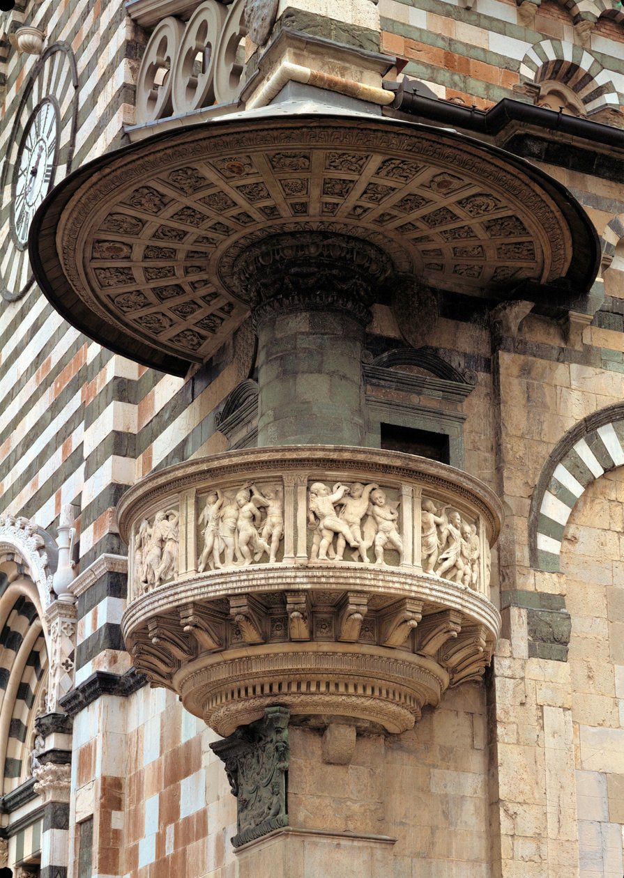 Kanzel an der Außenseite der Kathedrale von Prato von Donatello