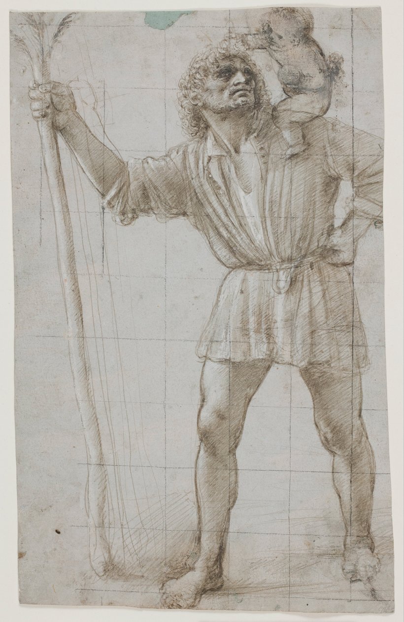 St. Christophorus mit dem Jesuskind von Donato Bramante