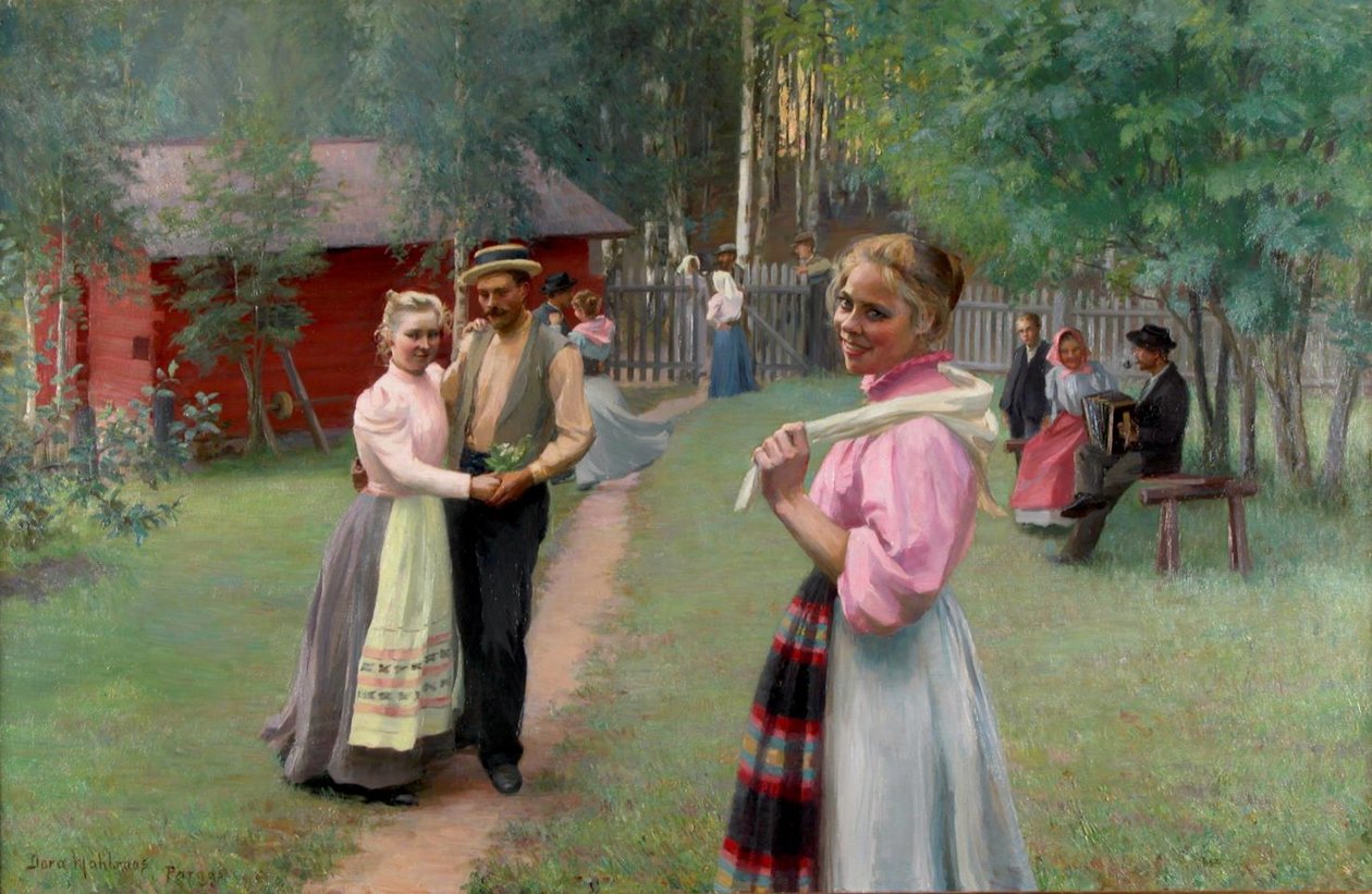 Abend in Parainen von Dora Wahlroos