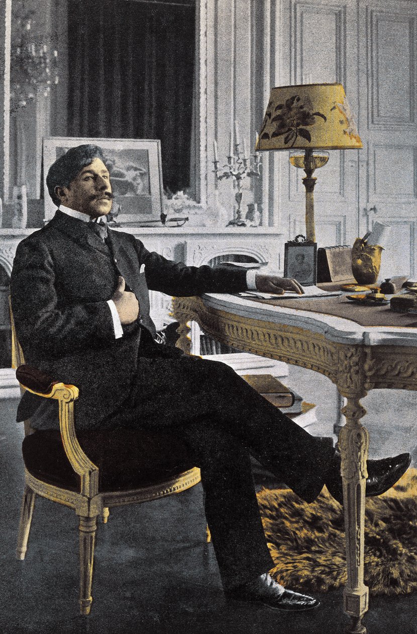 Porträt von Paul Adam (1862-1920), französischer Schriftsteller - Foto von Paul François Arnold Cardon (Dornac) von Dornac