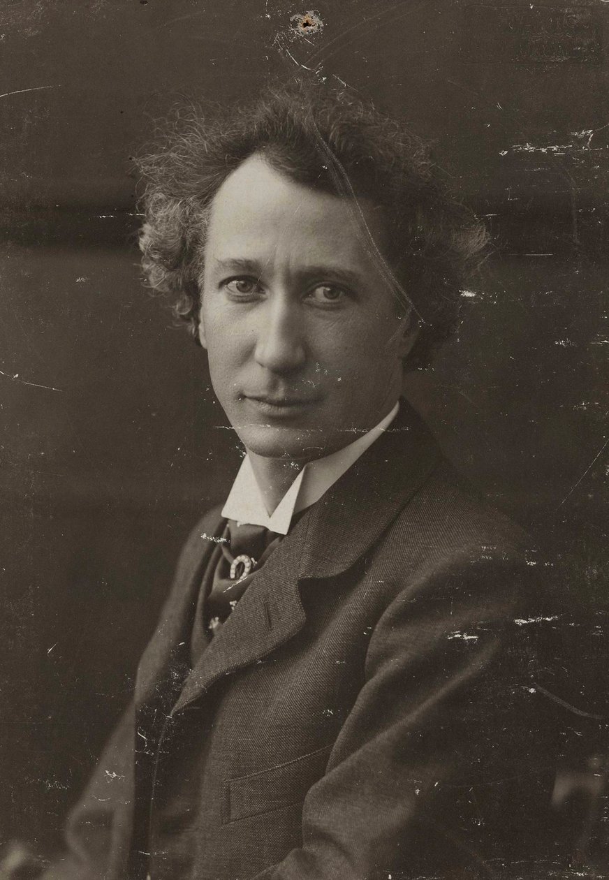 Porträt des Pianisten und Komponisten Emil von Sauer 1862-1942 von Dortmund . Photo studio Neuhaus