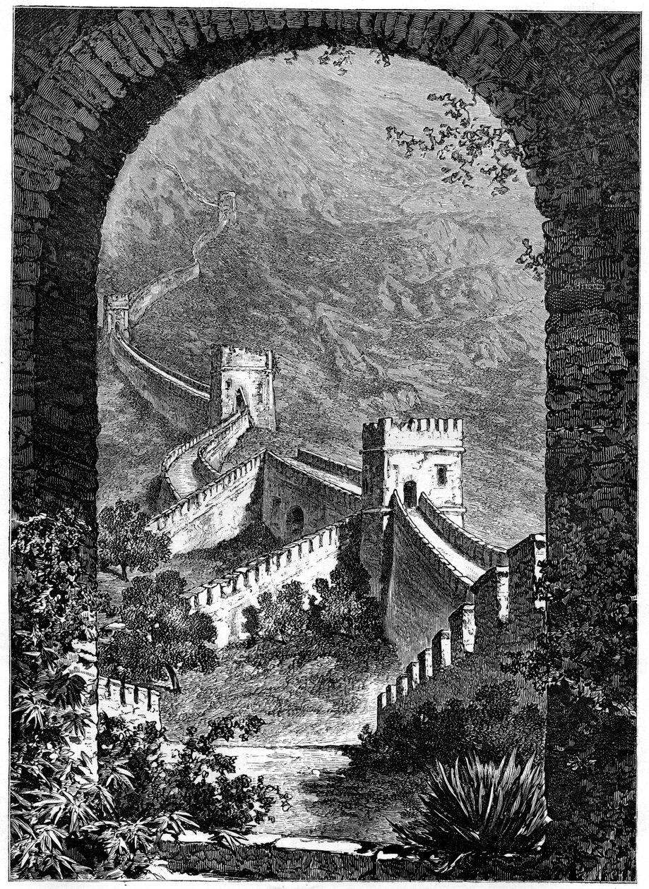 Große Mauer von China, 19. Jahrhundert von Dosso