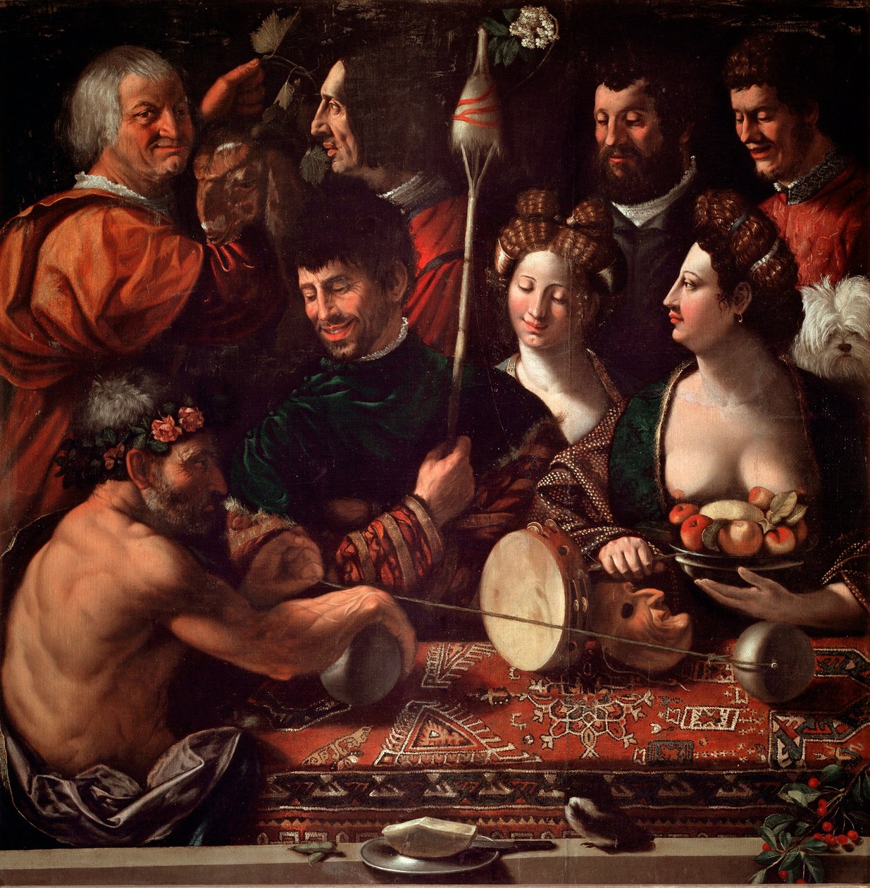 Bambocciata (burleskes Gemälde). Hexerei oder Allegorie des Herkules von Dosso Dossi