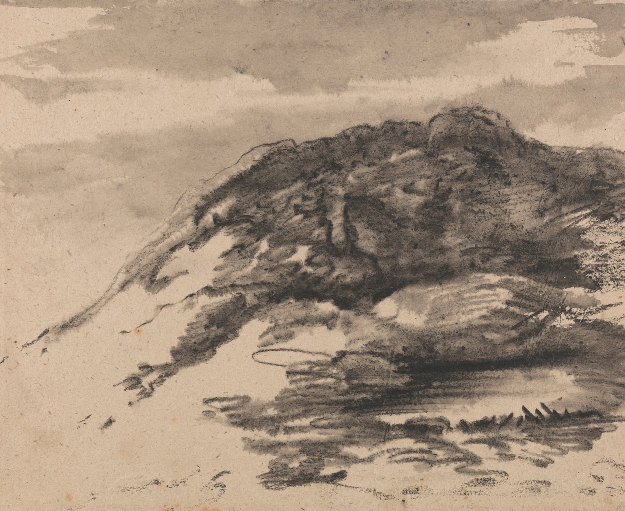 Komposition inspiriert von Richard Wilsons Gemälden von Cader Idris von Dr. Thomas Monro
