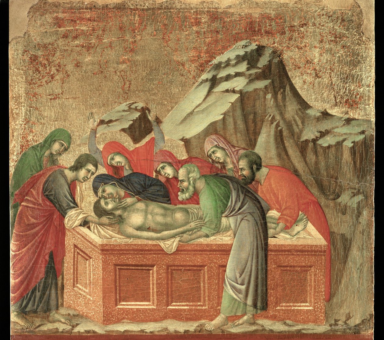 Altar Maesta, gemalt 1308-1311 für die Kathedrale von Siena von Duccio di Buoninsegna