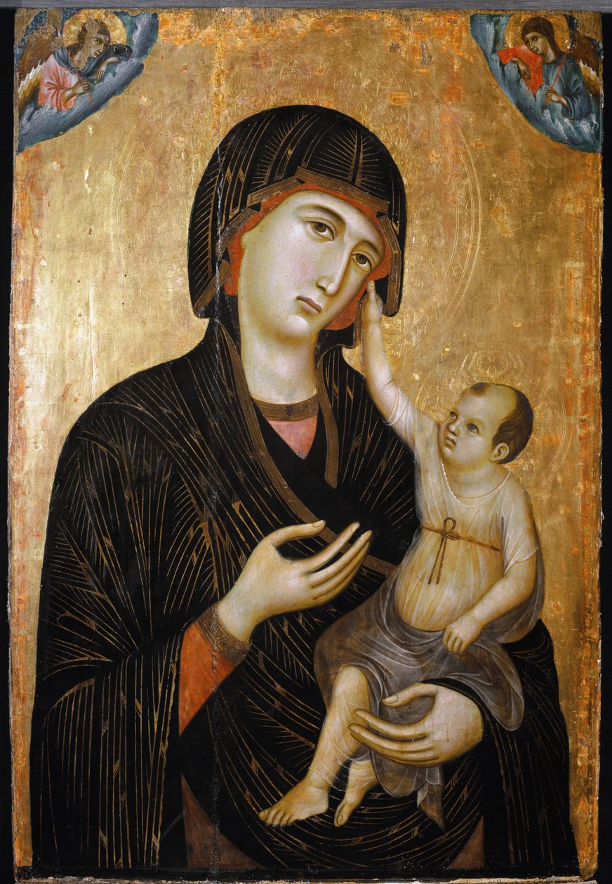 Madonna di Crevole. Jungfrau und Kind von Duccio di Buoninsegna