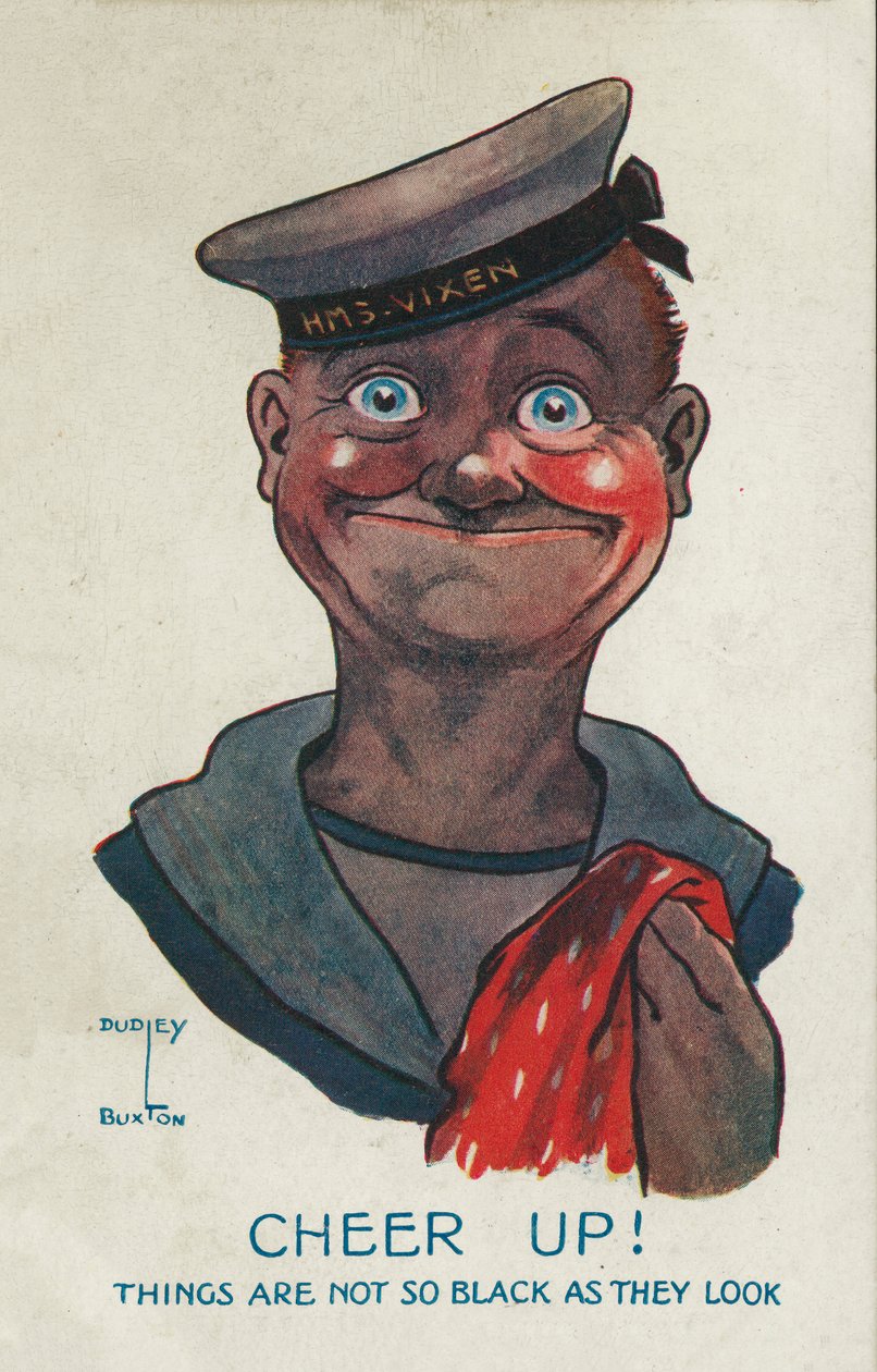 Matrose mit rußigem Gesicht von Dudley Buxton