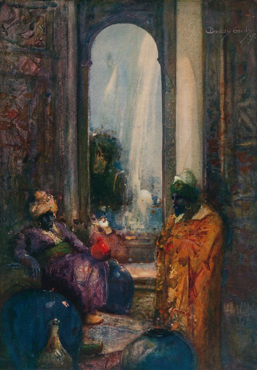 Eine Vision des Ostens - Stufe V, ca. 1920 von Dudley Hardy