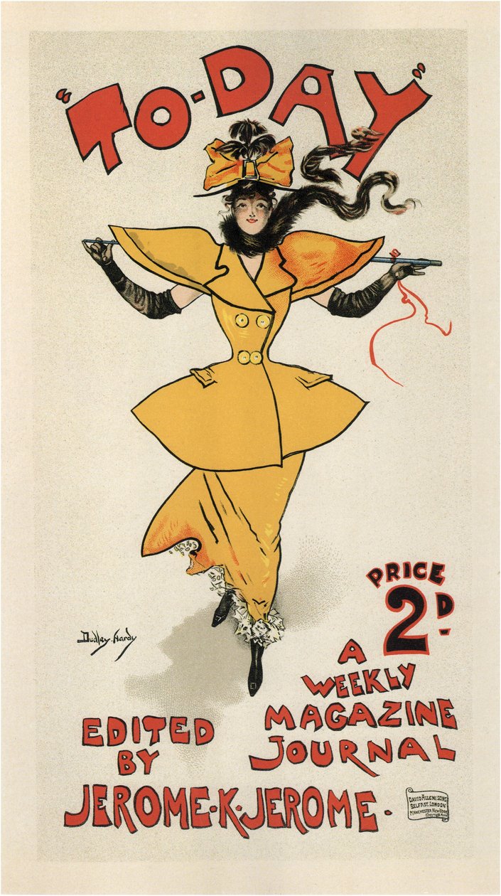 Journal To-Day, herausgegeben von Jerome K. Jerome, Poster, 1895 von Dudley Hardy