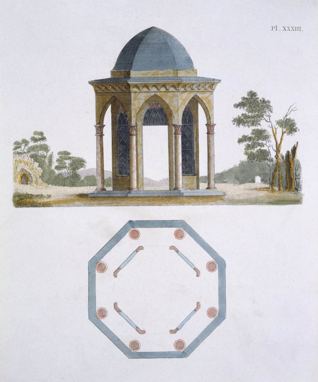 Illustration aus dem Magazin der Gartenschätze von G Van Laar, 1802 von Dutch School
