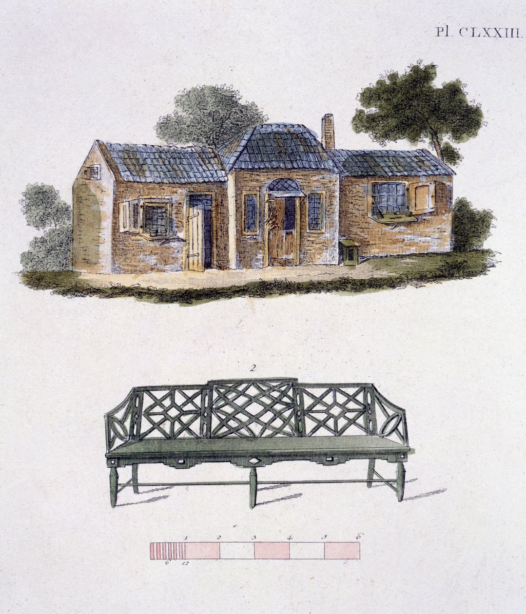 Illustration aus dem Magazin der Gartenschätze von G Van Laar, 1802 von Dutch School