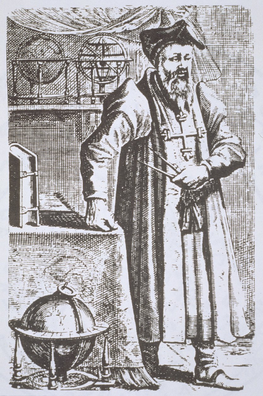 Porträt von William Postel (1510-81), aus seinem De Universitate, Leyden, 1643, illustriert in Geschichte der Magie, veröffentlicht im späten 19. Jahrhundert von Dutch School