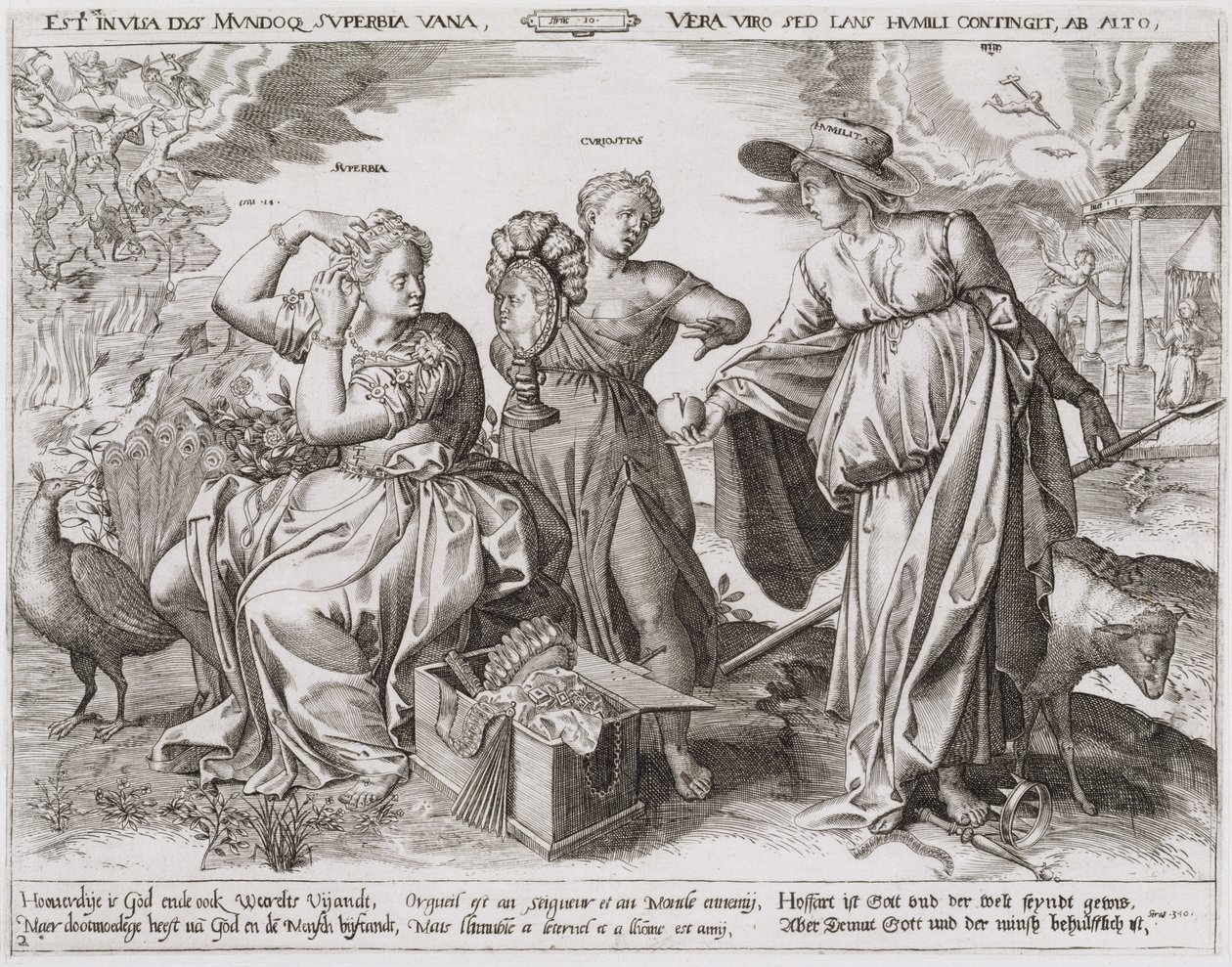 Stolz ist ein Feind Gottes und der Welt, aber Demut ist der Freund Gottes und des Menschen von Dutch School