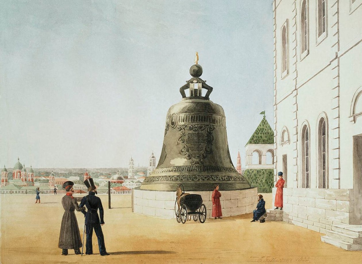 Die Zarenglocke im Moskauer Kreml von E. Gilbertson